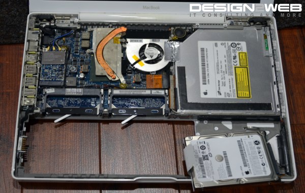 MacBook Cleaning With RAM and Hard Drive Upgrade